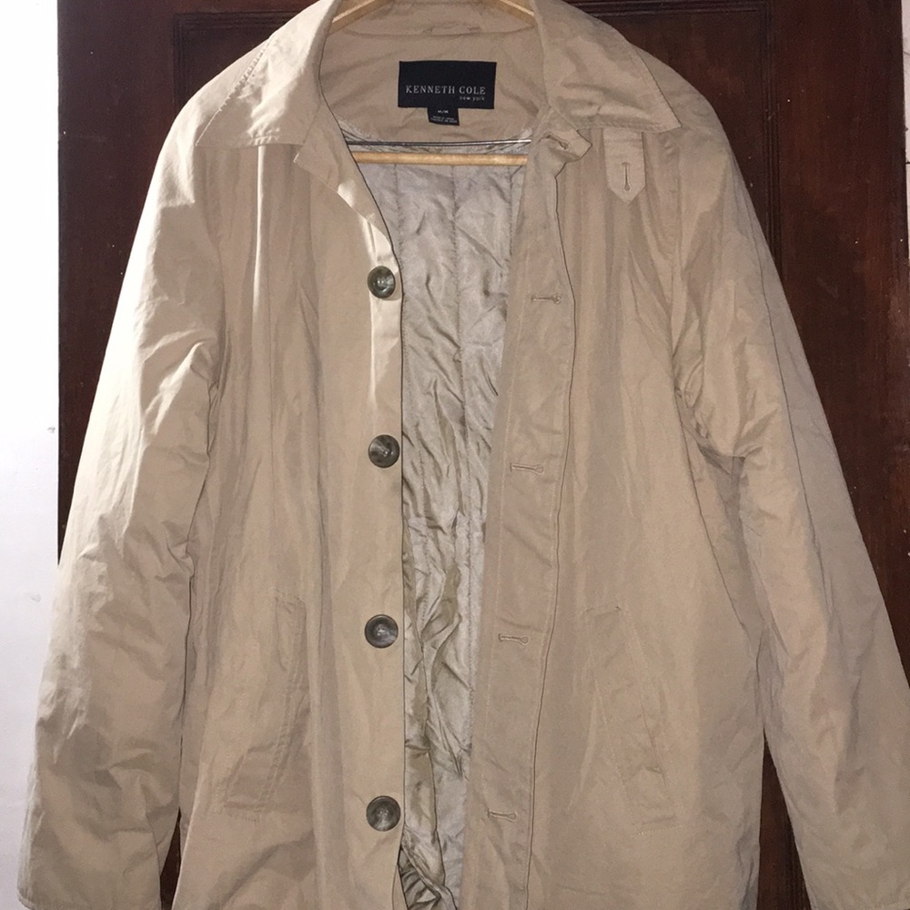 Kenneth Cole tan coat